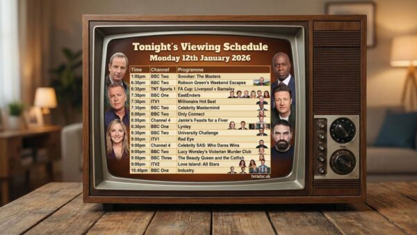 What's On TV Tonight: Monday 12th January 2026