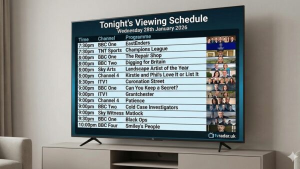 Whats On TV Tonight Wednesday 28th January 2026
