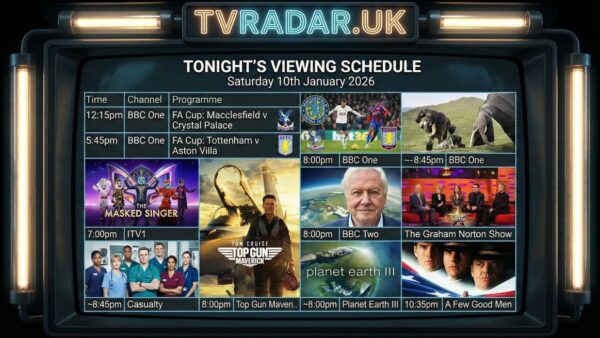What's On TV Tonight: Saturday 10th January 2026