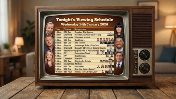 Whats On TV Tonight wednesday 14th January 2026