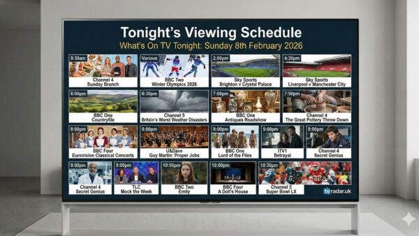 What's On TV Tonight Sunday 8th February 2026