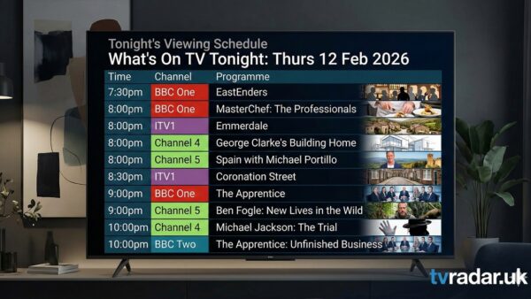What's On TV Tonight: Thurs 12 Feb 2026 – The Apprentice, MasterChef & George Clarke