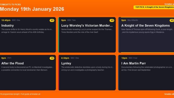 Whats On Tv Tonight Monday 19 January 2026