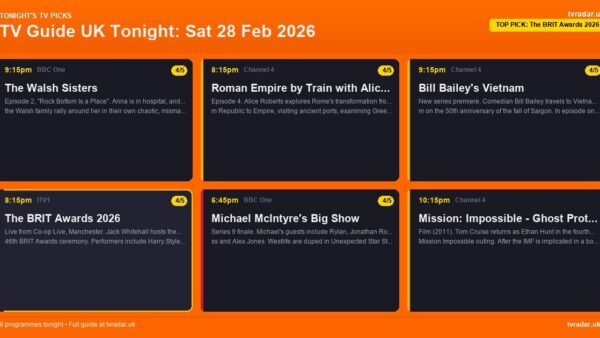 Whats On Tv Tonight Saturday 28 February 2026