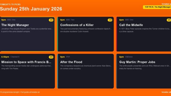 Whats On Tv Tonight Sunday 25 January 2026