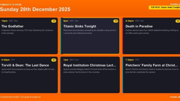 Whats On Tv Tonight Sunday 28 December 2025