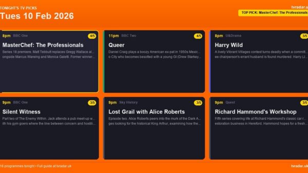 Whats On Tv Tonight Tuesday 10 February 2026