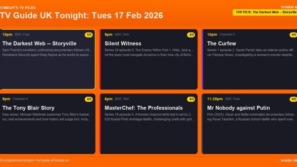 Whats On Tv Tonight Tuesday 17 February 2026