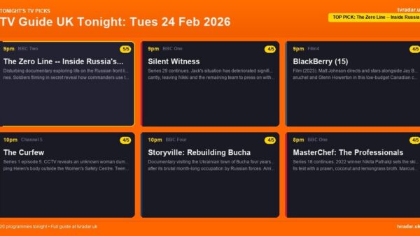 Whats On Tv Tonight Tuesday 24 February 2026