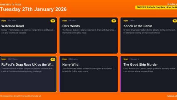 Whats On Tv Tonight Tuesday 27 January 2026