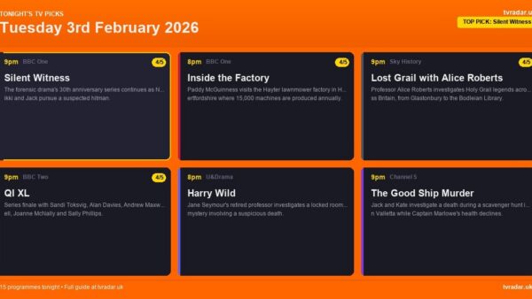 Whats On Tv Tonight Tuesday 3 February 2026