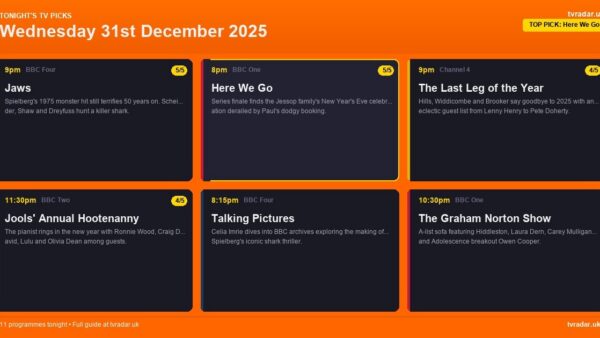 Whats On Tv Tonight Wednesday 31 December 2025