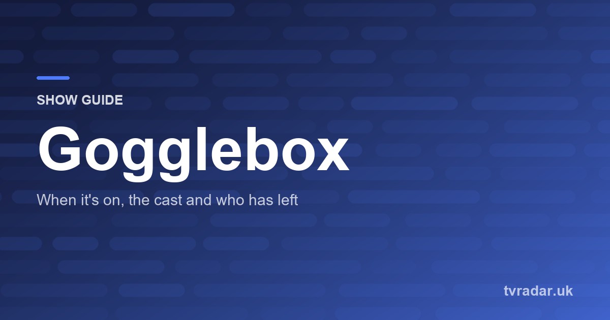 Gogglebox 2026: Cast, Who’s Left and When It’s On Next